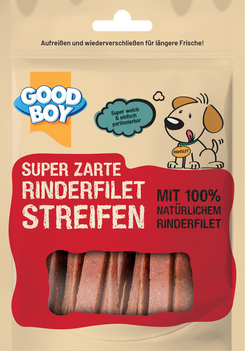 Good Boy Super Zarte Rinderfilet-Streifen