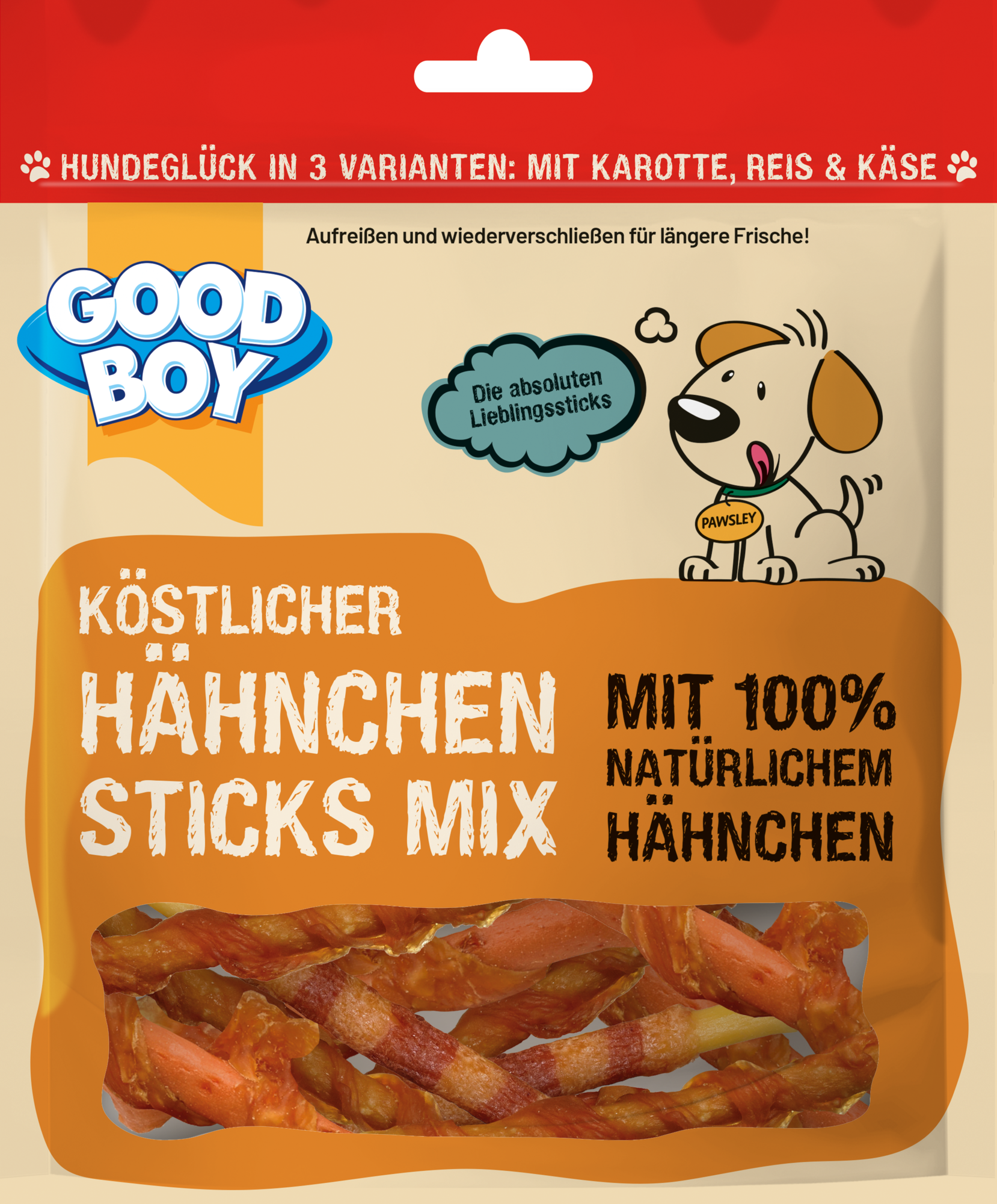 Good Boy Köstlicher Hähnchen Sticks Mix