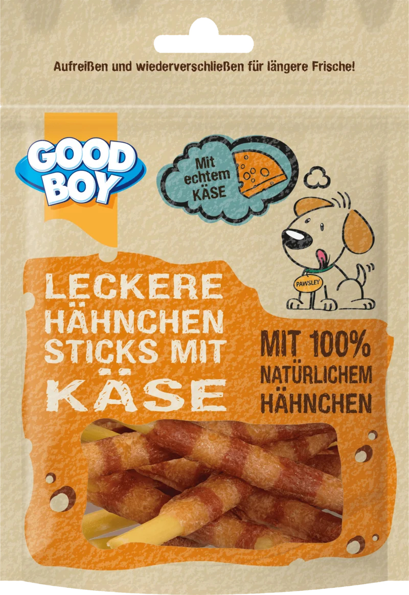 Hänchensticks mit Käse
