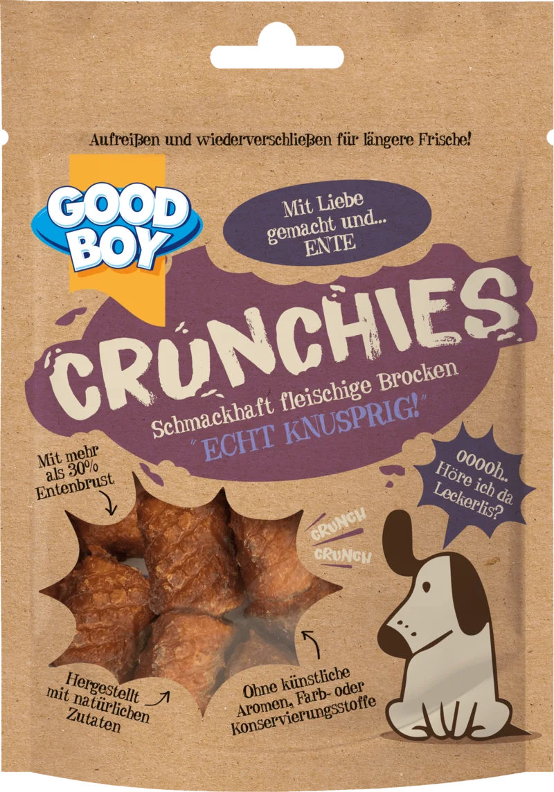 Crunchies mit Ente