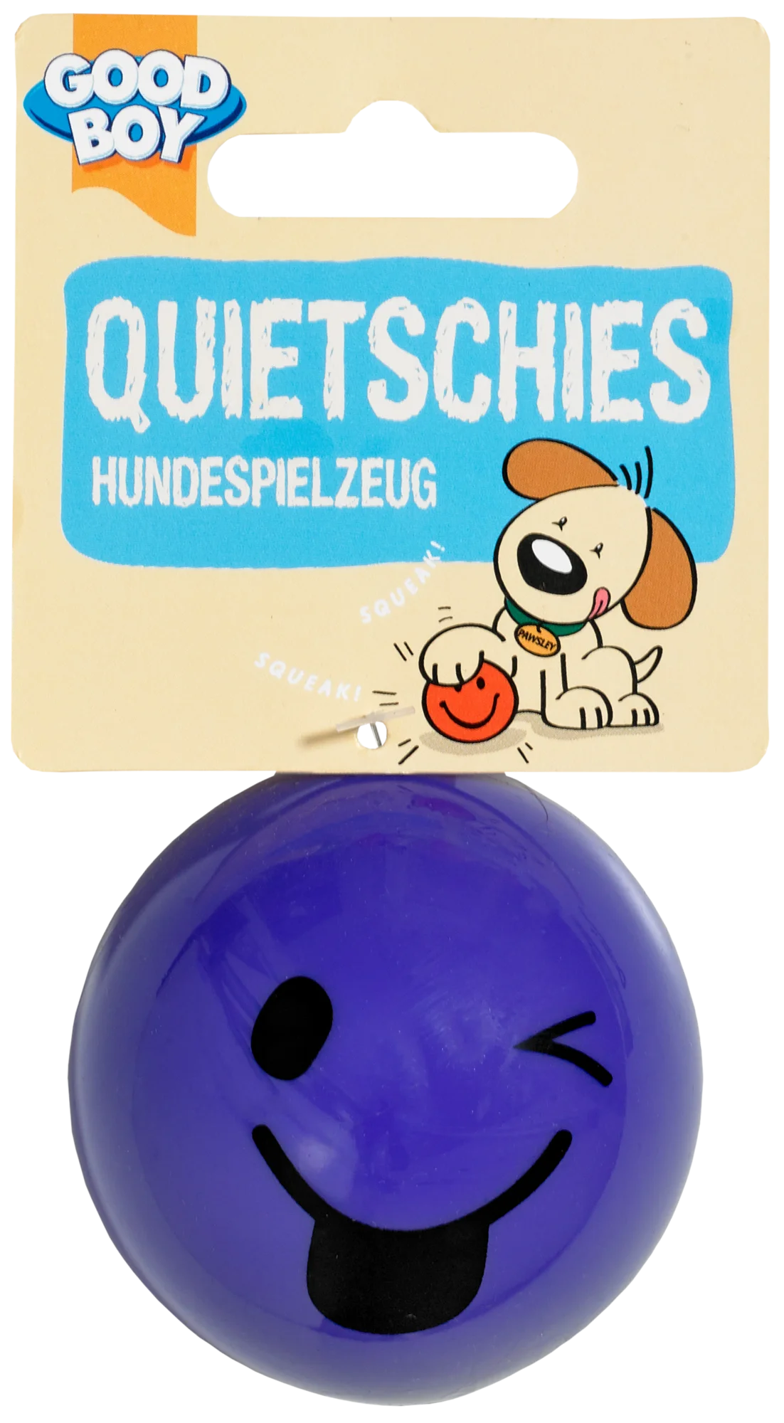 Good Boy Space Quietschie Ball Lila