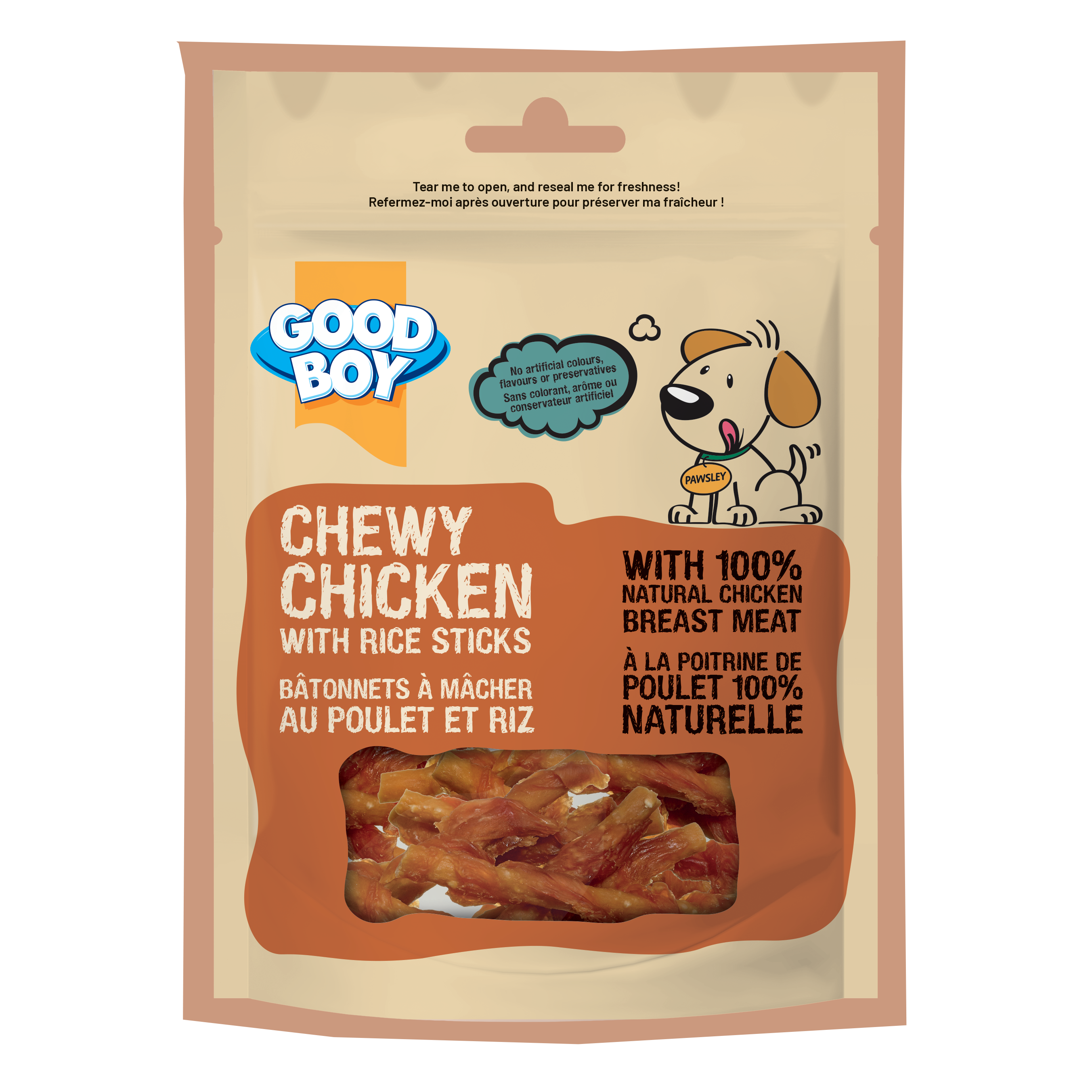 Chewy Chicken with Rice Sticks